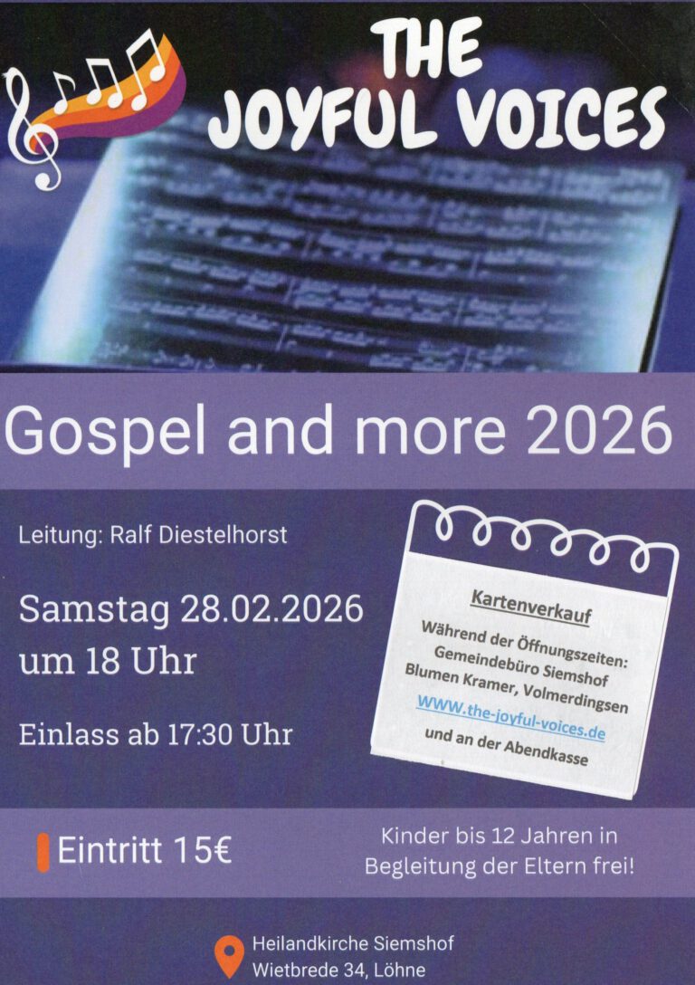 Plakat Jahreskonzert 2026